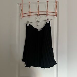 Aritzia Black Asymmetrical Skirt